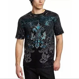 Xtreme Couture By Affliction Men's Tribal Cycle Biker T-Shirt – Graphic Tee Regular Fit - View #2